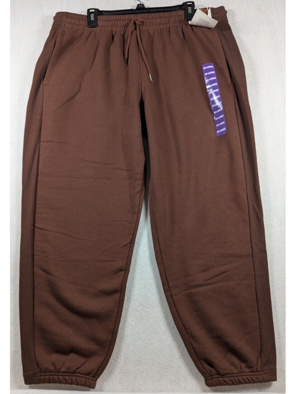 Member's Mark - Men's - Brown Fleece Elastic Drawstring Waist Joggers - Size XXL